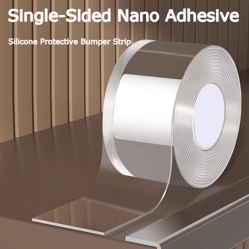 Silicone Tap Washer - เทปกาวนาโนแบบด้านเดียวพร้อมแถบป้องกันการชนกันแบบซิลิโคน เทปใสแบบนุ่มแบบขยายและหนาขึ้น