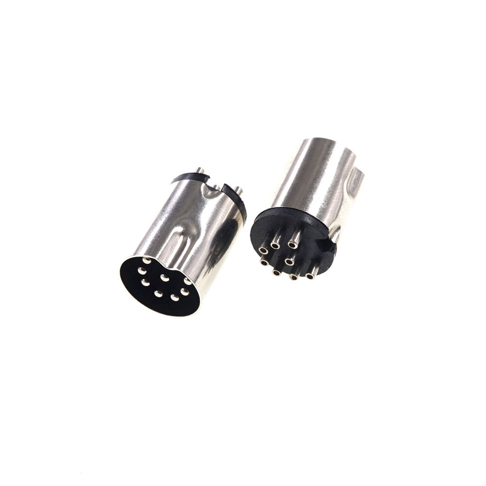 Push Fit Connector - 2/10/50/100 Pcs 262องศา8 Pin DIN ปลั๊กหัวบัดกรี