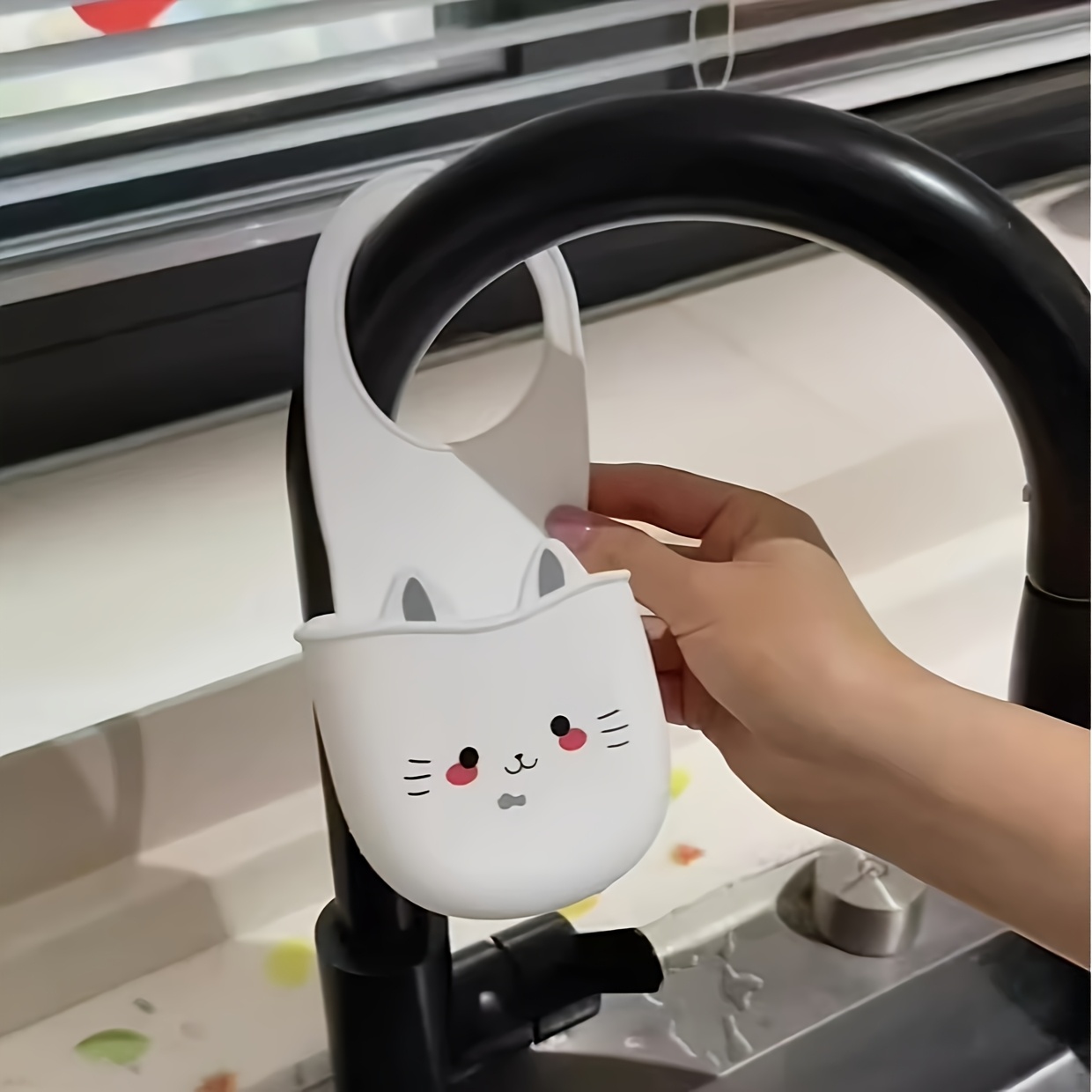 ฝาครอบก๊อกน้ำซิลิโคนลายแมวน่าร - Silicone Tap Washer บทวิจารณ์และราคา