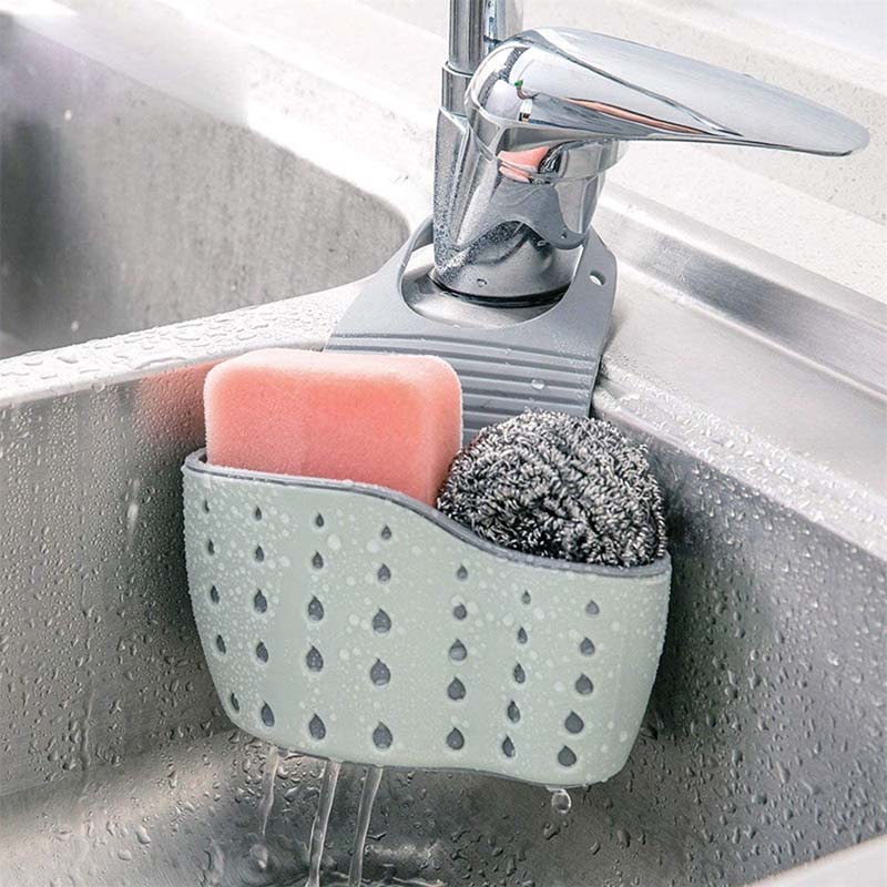 ตะกร้าแขวนอ่างล้างจานแบบปรับได - Silicone Tap Washer บทวิจารณ์และราคา