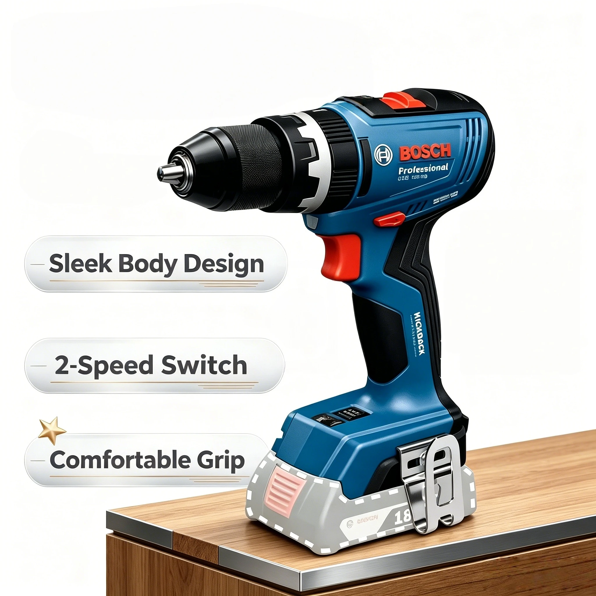 สว่านไฟฟ้าขนาดกะทัดรัด Bosch G - Bosch Drill Gsb 18V บทวิจารณ์และราคา
