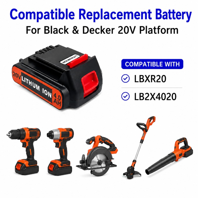 แบตเตอรี่ 20V 6.0Ah สำหรับเครื - Black+Decker Tool Cordless บทวิจารณ์และราคา